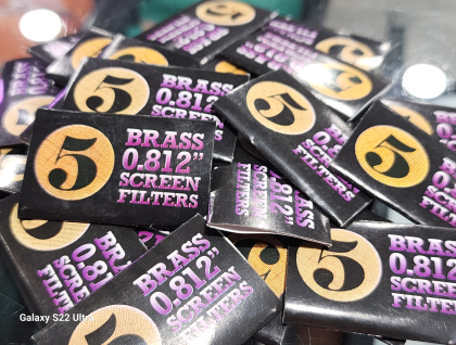 0.812 Brass Pipe Screen