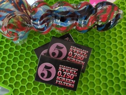 0.750 Stainless steel pipe screen 5ct