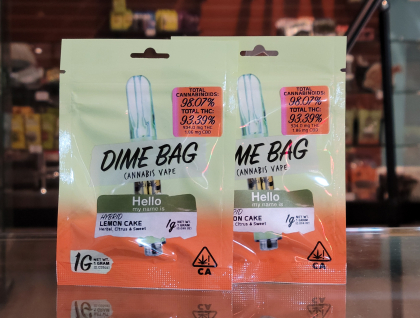 Dime Bag Lemon Cake 1g Catridge