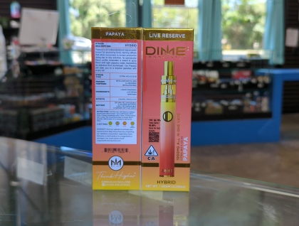 Dime Industries Papaya Live Reserve 1g All in One Cartridge