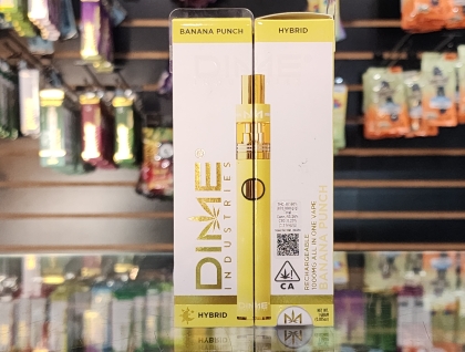Dime Industries Banana Punch 1g All in One Cartridge