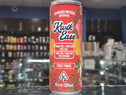 Kwik Ease Fruit Punch 100mg Infused Beverage