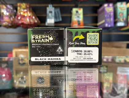 Ganjery Fresh Strain Black Mamba 3.5g Indoor Flower